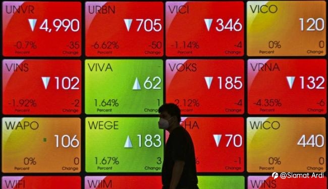 Saham IHSG Turun Tipis ke 6.652, Sesi I Perdagangan