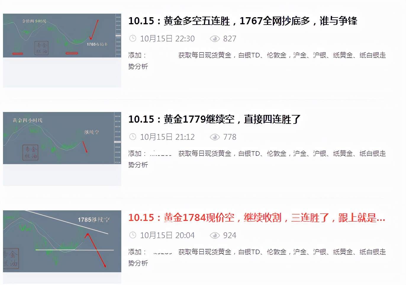 金油专栏 ：10.18黄金继续承压，反弹1776直接空