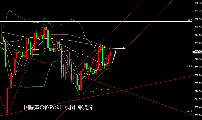 张尧浠：通胀预期升温不减、黄金多头预跃再探上周高点