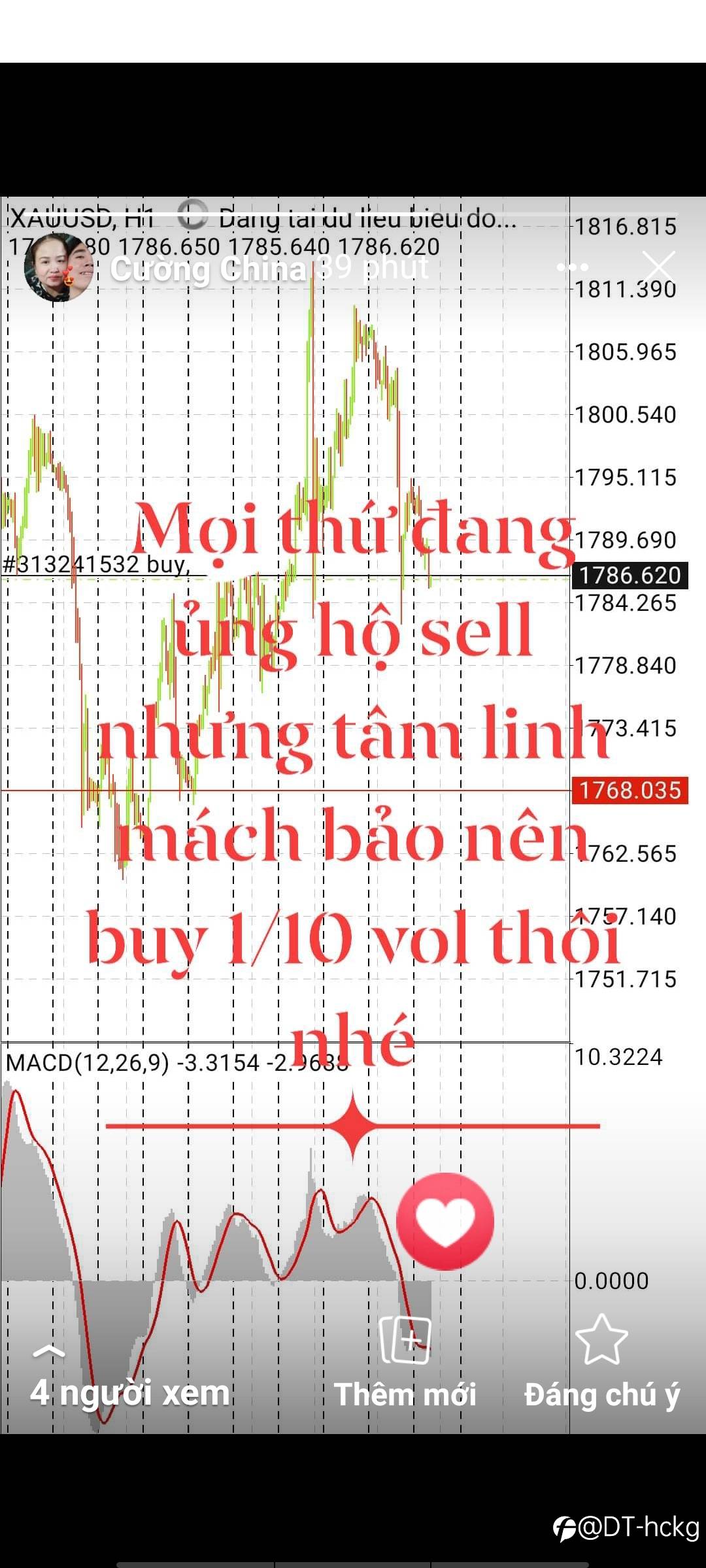 4000 pip trong 2 tuần với vàng, happy với nghề Đóng các vị thế vào cuối tuần
