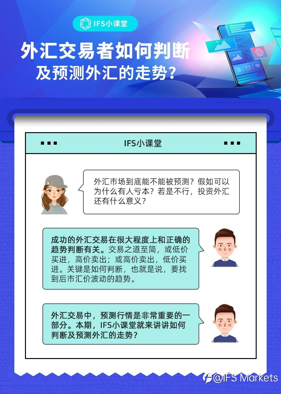 【IFS 小课堂】外汇交易者如何判断及预测外汇的走势？