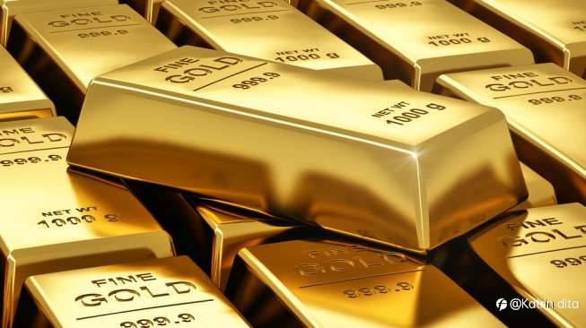 Menguatnya Dolar AS, Harga Emas Turun