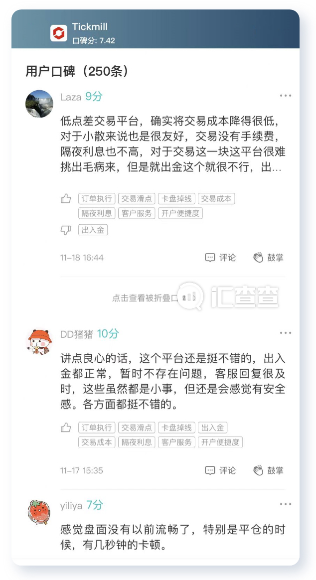 汇查查:拼硬核,用户选出了10家最棒的平台