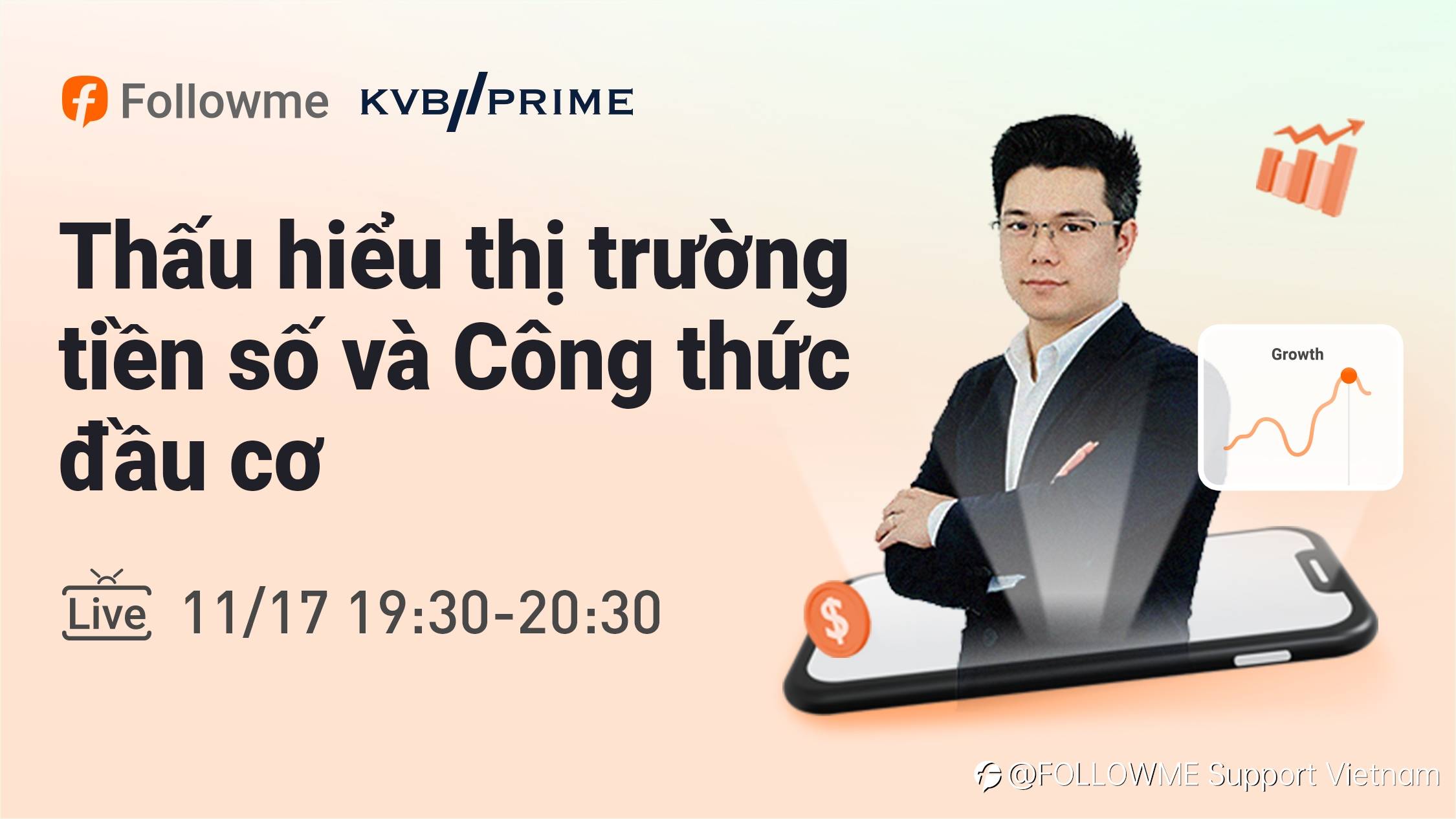 Trực Tiếp | Thấu hiểu Thị trường Tiền Điện Tử và Công thức Đầu Cơ