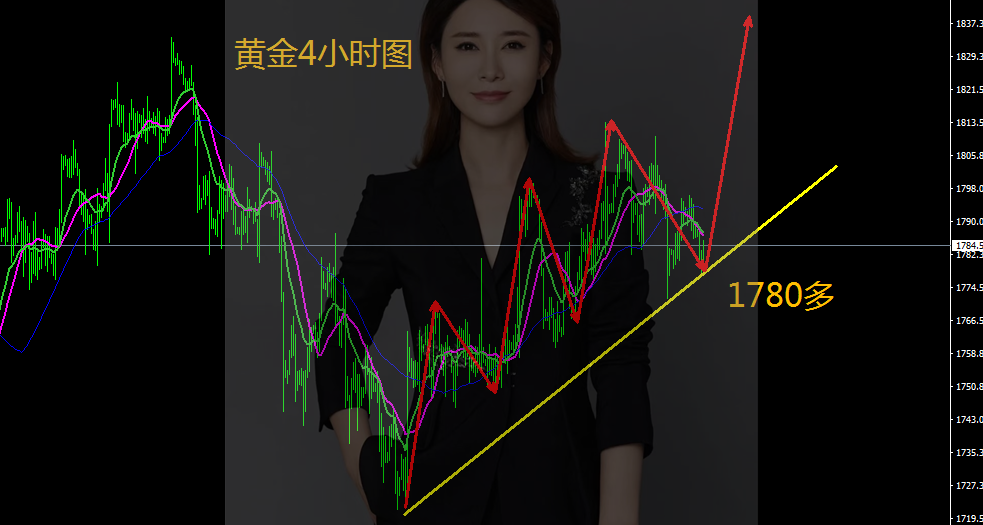 王金金:11.3黄金小非农数据1780多,即将暴涨15美金!