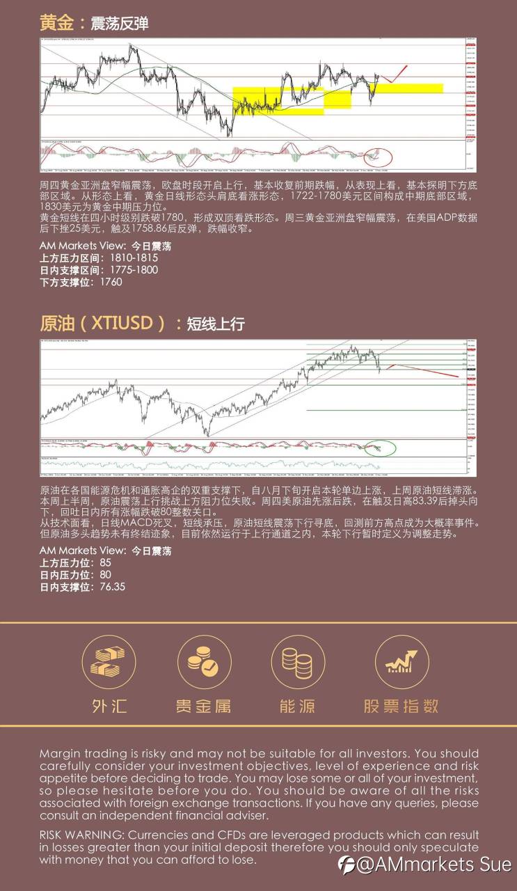 11.05AMMARKETS分析报告（各国央行政策落后，强势美元主导市场）