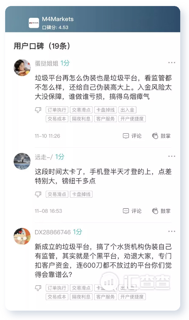汇查查周榜出炉,老牌交易商深陷信誉危机