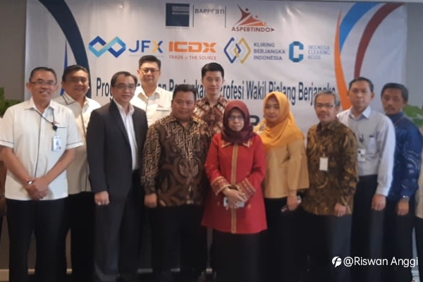 Bappebti, Aspebtindo, dan Bursa Berjangka Selenggarakan Pelatihan Wakil Pialang Berjangka