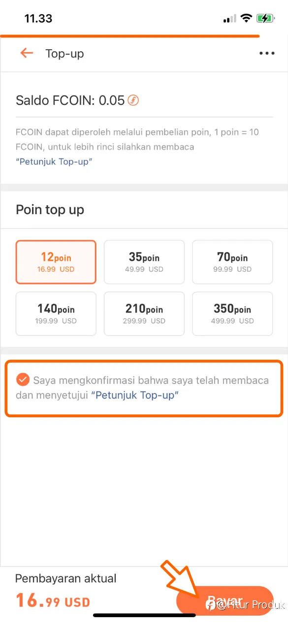Top-Up FCOIN Sekarang, Begini Caranya...