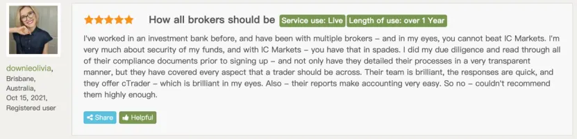 海外网友是如何评价IC Markets的？