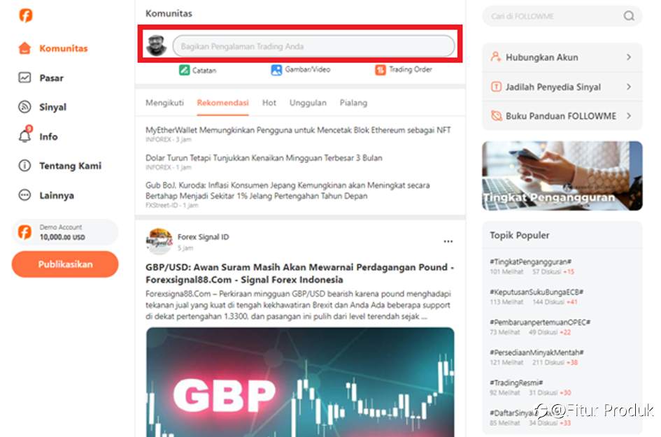 Bagikan Cerita dan Pengalaman Trading Anda