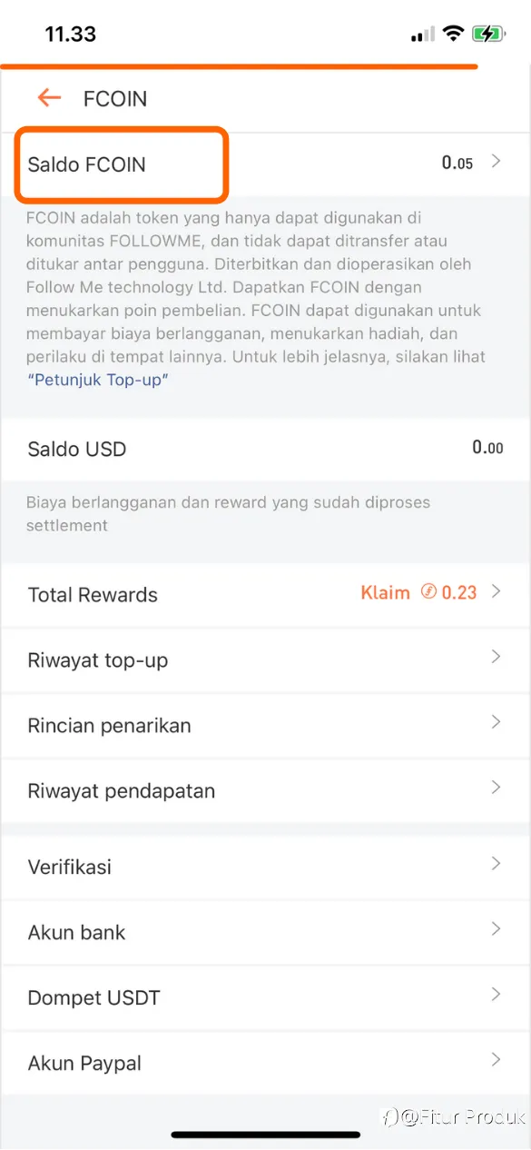 Top-Up FCOIN Sekarang, Begini Caranya...