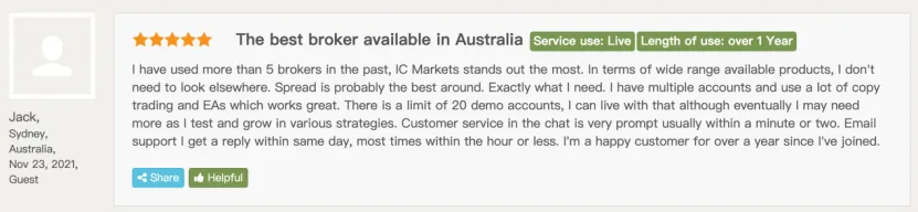 海外网友是如何评价IC Markets的？