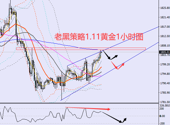 老黑策略：1.11黄金分析策略