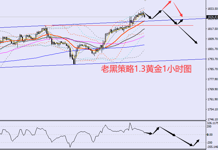 老黑策略：1.3黄金分析策略