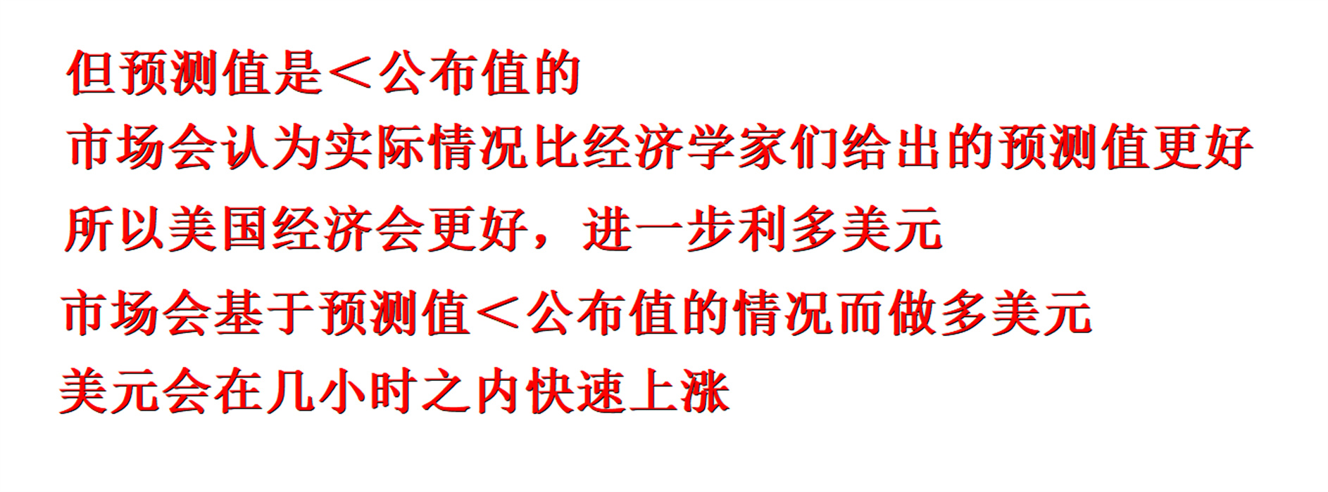 外汇黄金作手 经济数据3-公布值、前值、预测值2