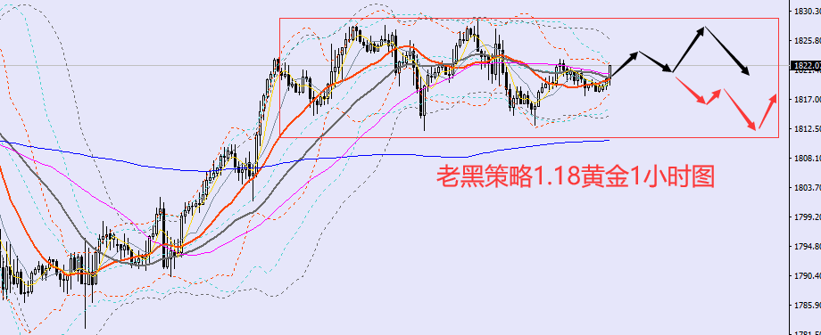 老黑策略:1.18黄金分析策略