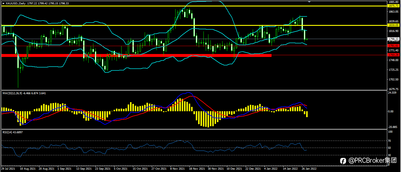 PRCBroker:20220128 今日汇评
