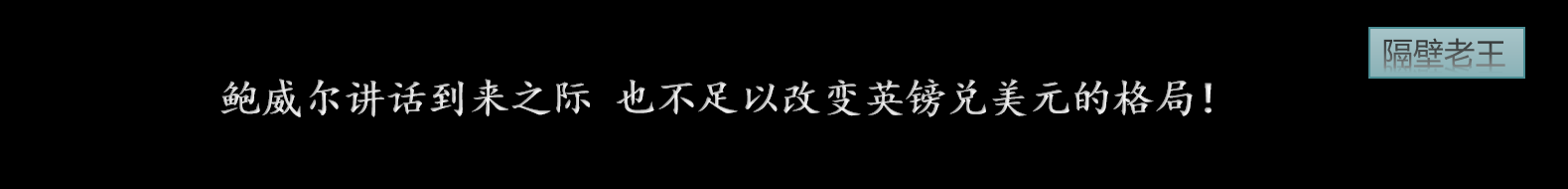 鲍威尔讲话到来之际 也不足以改变英镑兑美元的格局!