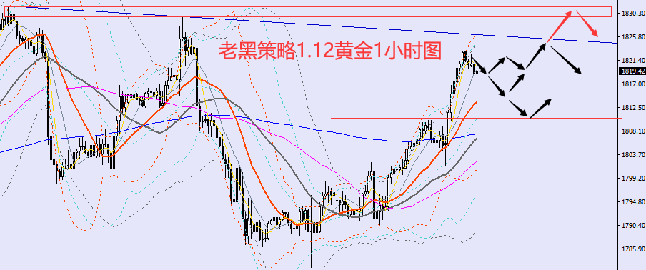 老黑策略:1.12黄金分析策略