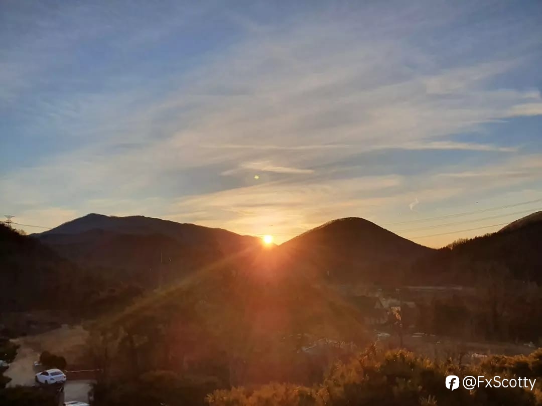 Happy New Year Sunrise