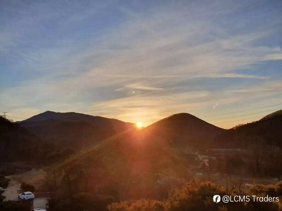 Happy New Year Sunrise
