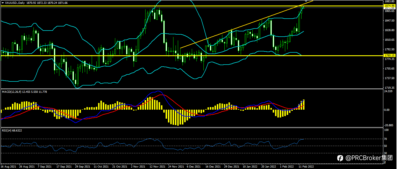PRCBroker:20220215 今日汇评