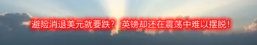 避险消退美元就要跌? 英镑却还在震荡中难以摆脱!