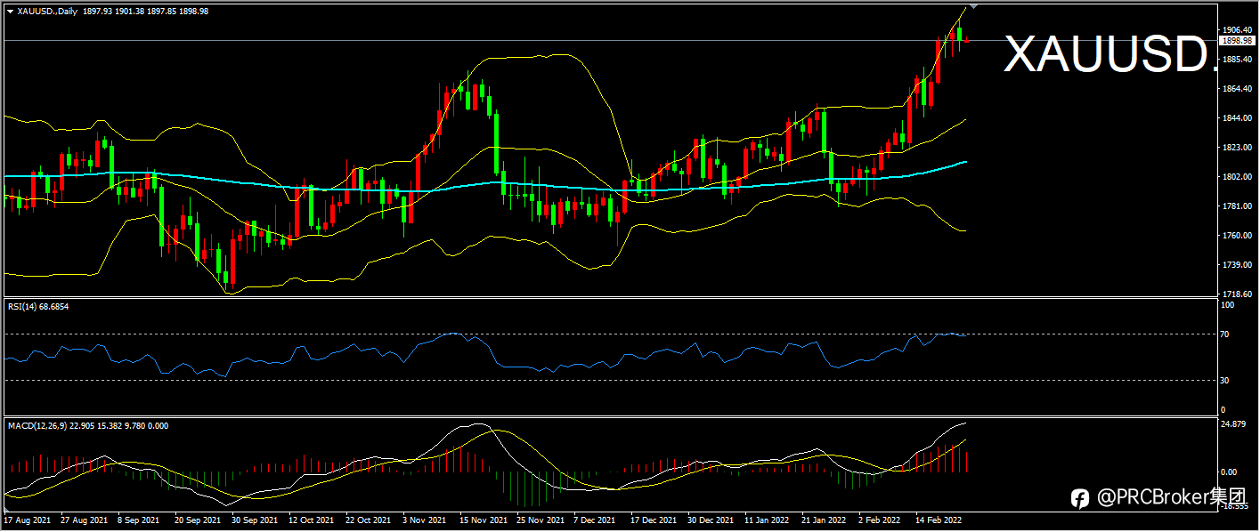 PRCBroker:20220223 今日汇评