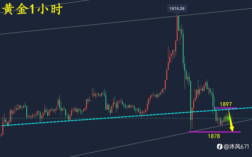 万锦晟2.26周评!避险减退黄金大跌转空?下周操作布局!