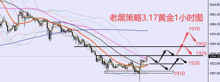 老黑策略：3.17外汇、黄金、原油分析策略