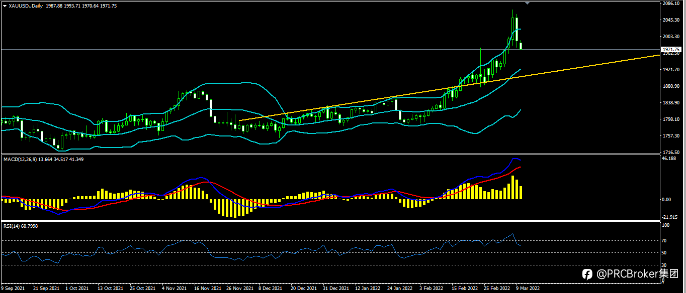 PRCBroker:20220310 今日汇评