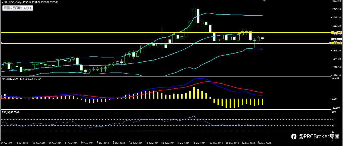 PRCBroker：20220331 今日汇评