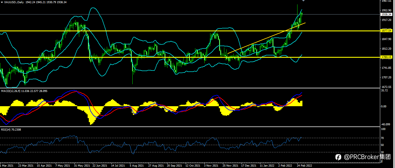 PRCBroker:20220302 今日汇评
