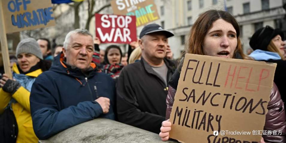 美国股指对增加俄罗斯的制裁作出反应,英国石油公司停止俄罗斯业务,乌克兰签署加入欧盟的请求