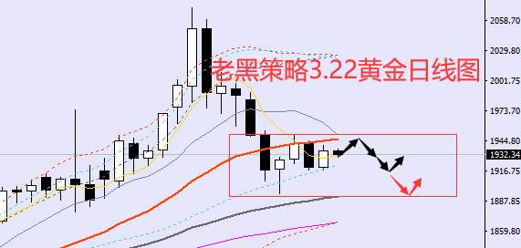 老黑策略:3.22外汇、黄金、原油分析策略