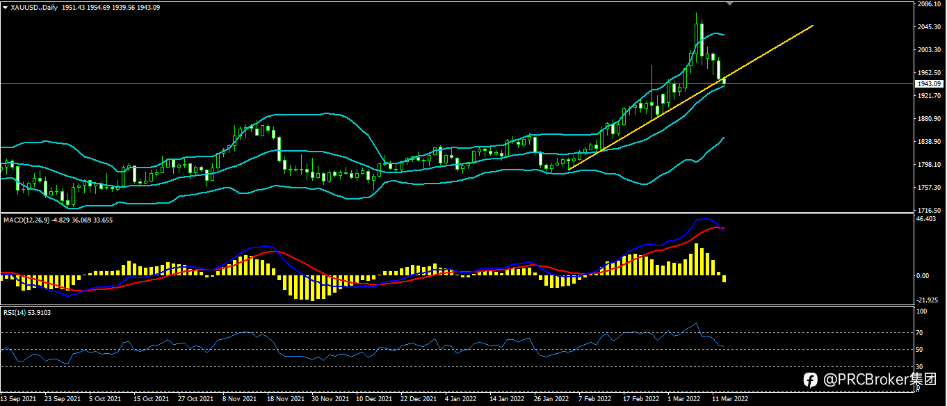 PRCBroker：20220315 今日汇评