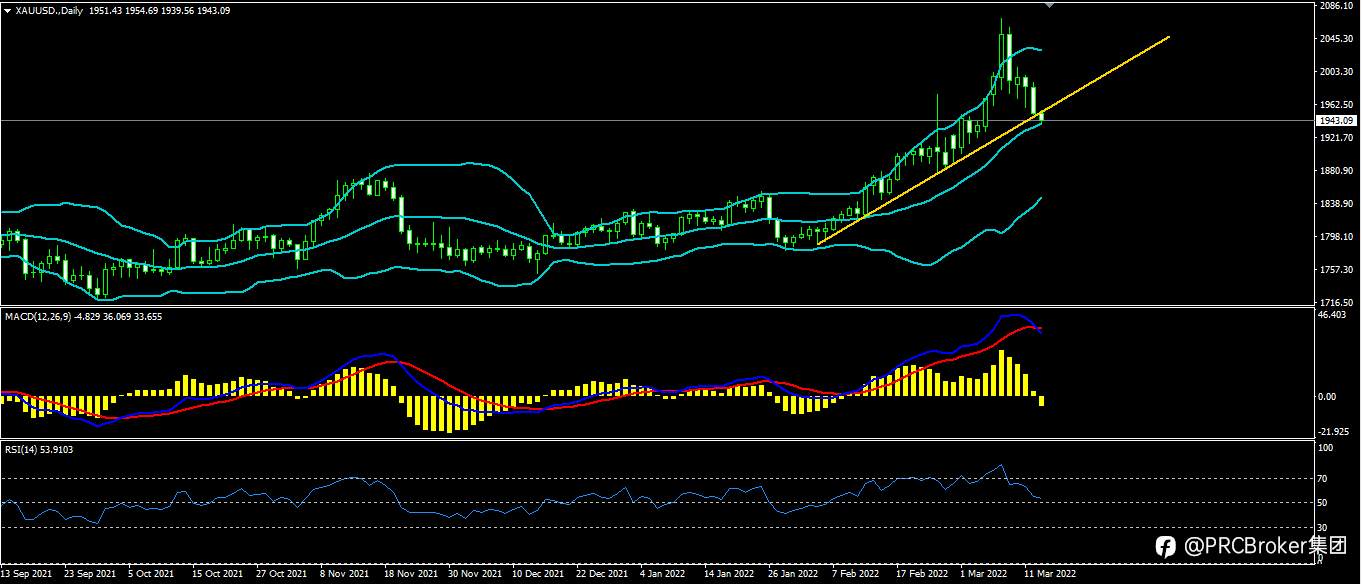PRCBroker：20220315 今日汇评