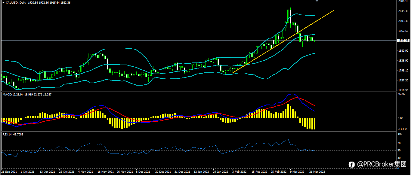 PRCBroker:20220323 今日汇评