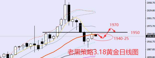 老黑策略：3.18外汇、黄金、原油分析策略