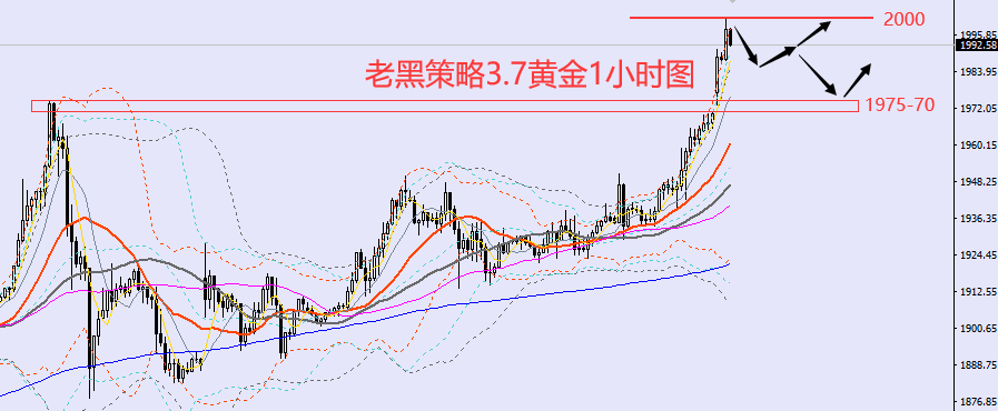 老黑策略:3.7外汇、黄金、原油分析策略