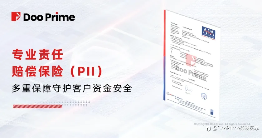 公司动态 | Doo Prime 续签专业责任赔偿保险（PII），多重保障守护客户资金安全