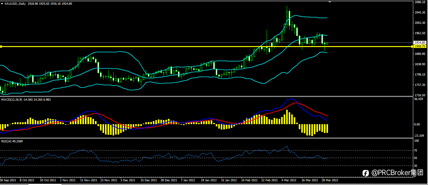 PRCBroker：20220330 今日汇评