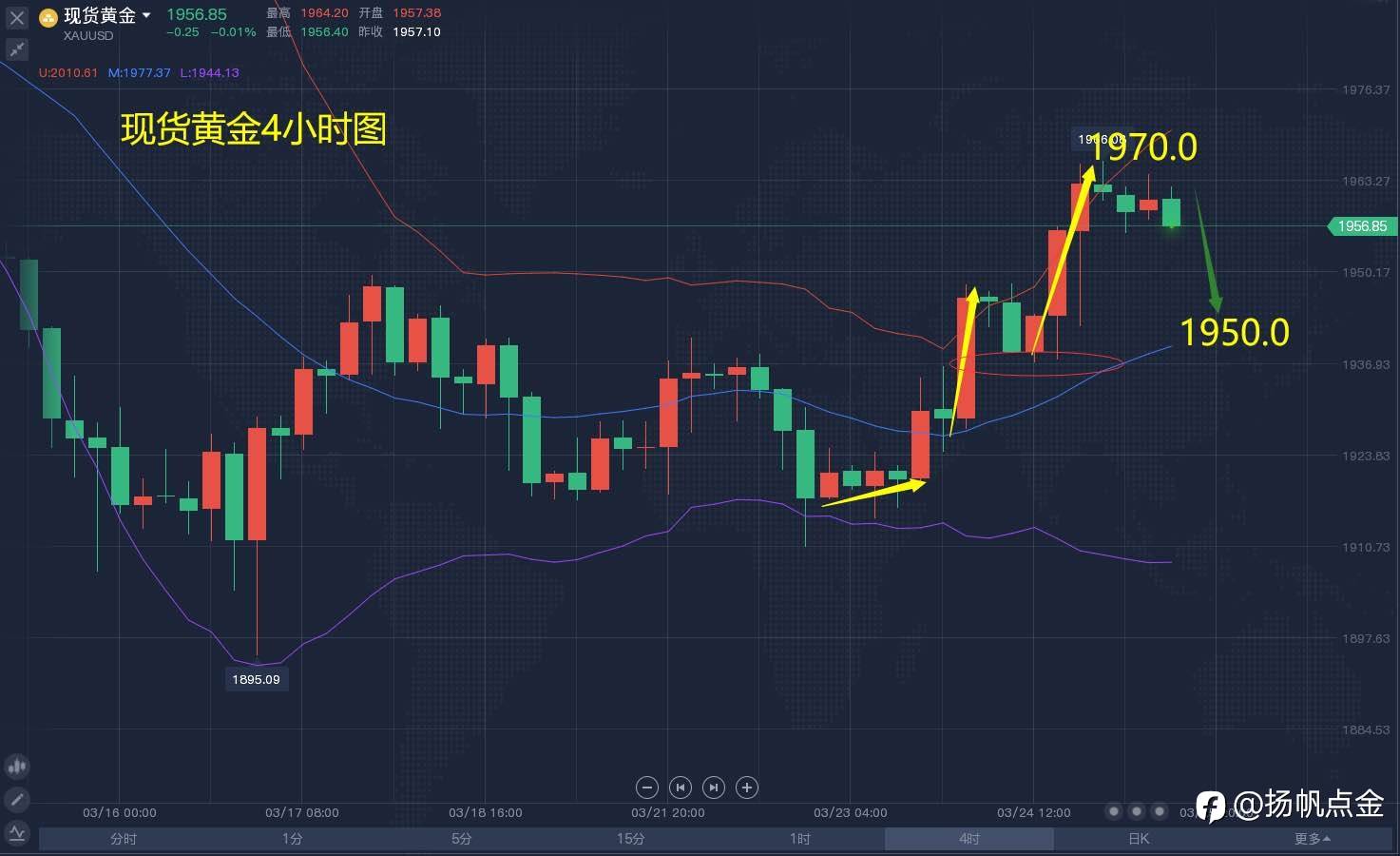 现货黄金空单