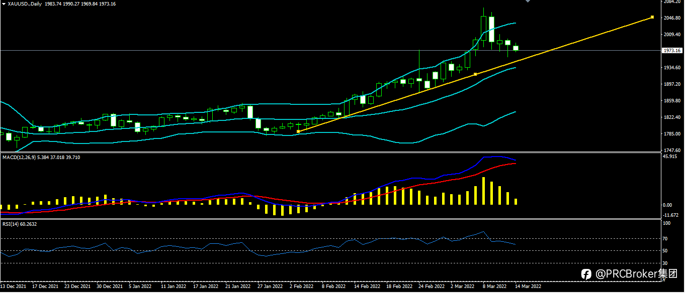PRCBroker：20220314 今日汇评