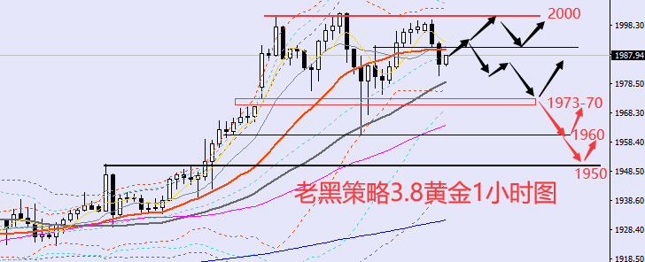 老黑策略：3.8外汇、黄金、原油分析策略