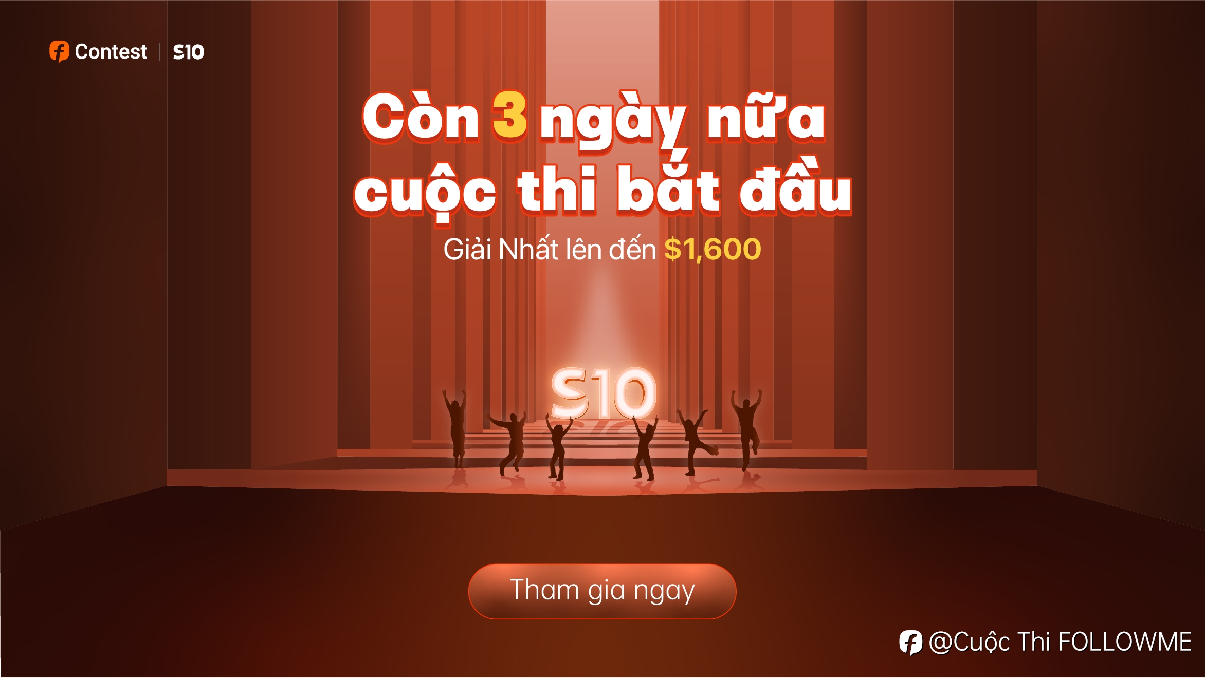 Chỉ còn 3 ngày nữa là cuộc thi chính thức bắt đầu! Đăng ký ngay và giành giải thưởng!