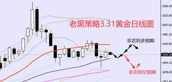 老黑策略：3.31外汇、黄金、原油分析策略