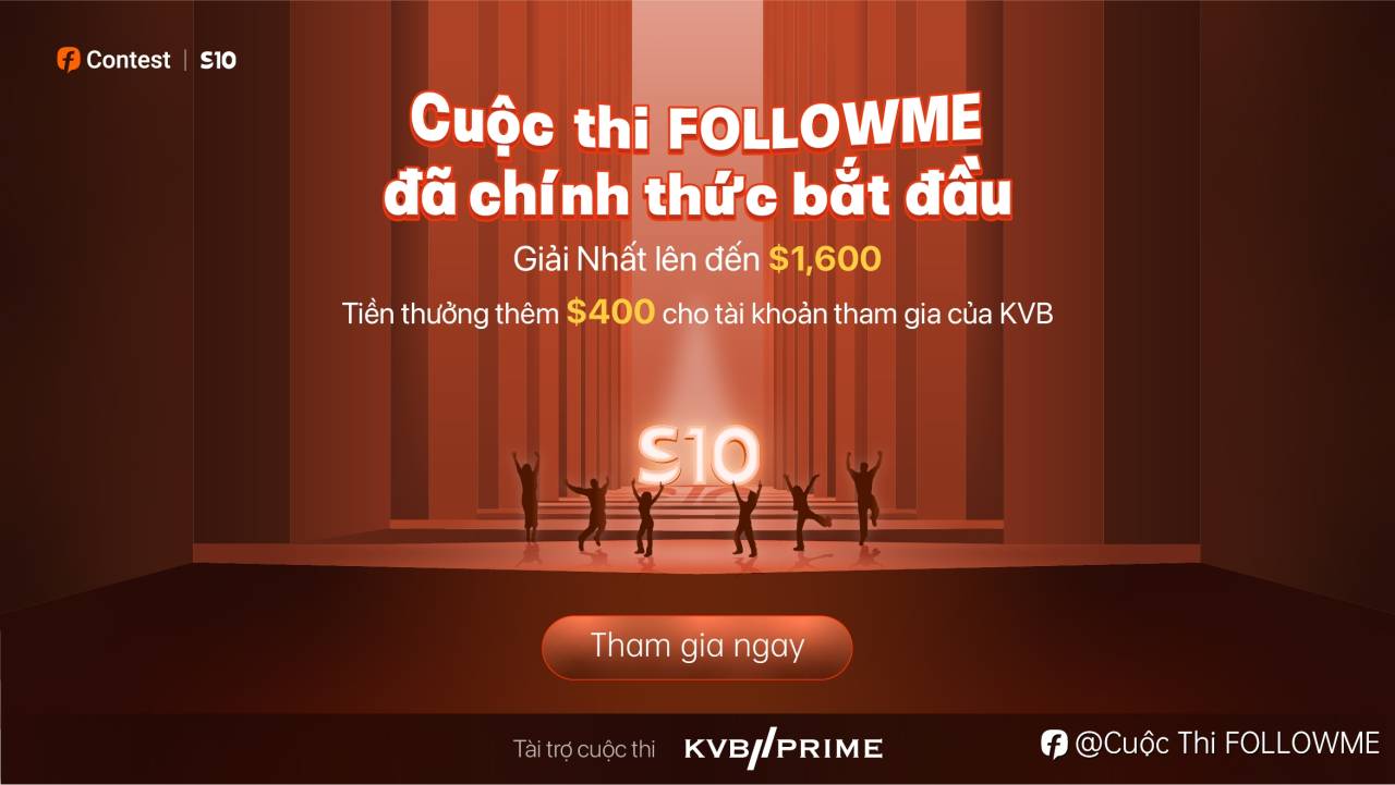 Cuộc Thi Giao Dịch FOLLOWME Đã Chính Thức Bắt Đầu