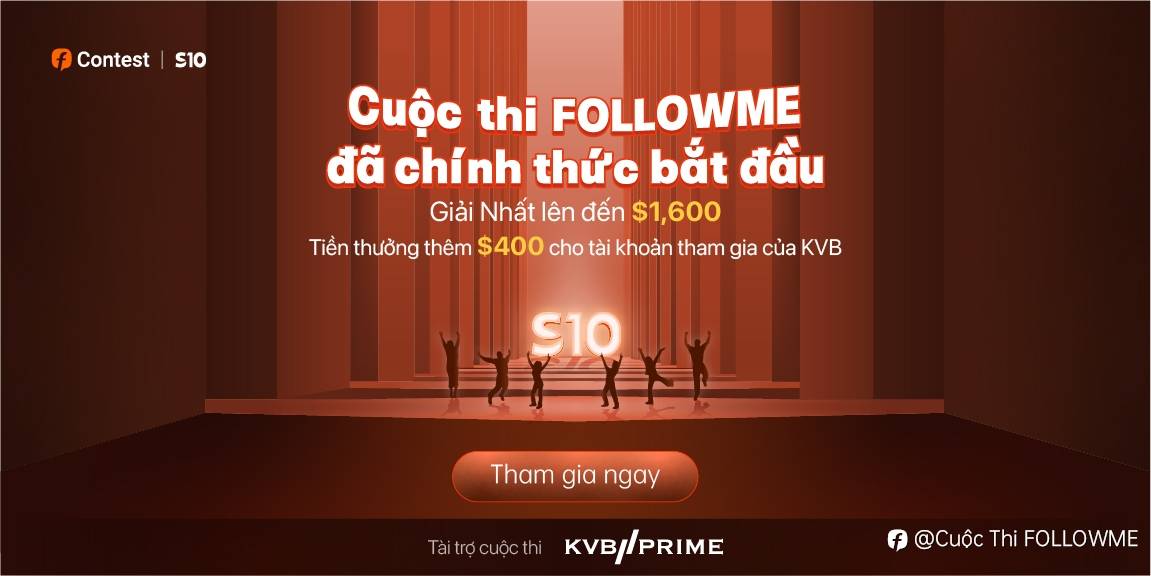 #KVB PRIME# - Nhà Tài Trợ Cuộc Thi FOLLOWME